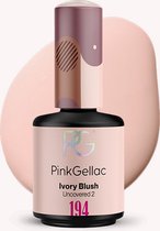 Pink Gellac - Ivory Blush - Gellak - Vegan - Nude - Creamy Finish - 15 ml