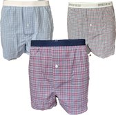 Embrator mannen Boxershorts 3-stuks geruit maat XL