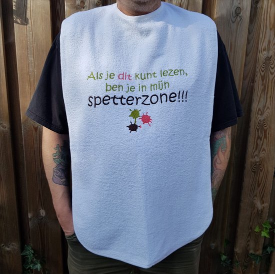 Slabbetje voor volwassenen- OBBOmed - rosé bloemmotief - MG 1500NA