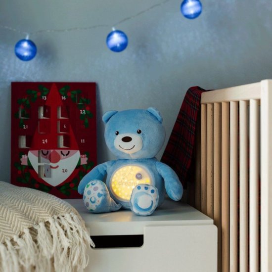 Chicco First Dreams Knuffel Beer Projector - Blauw van Chicco — afbeelding 4