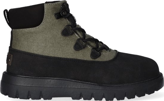 HEYDUDE Tonya Eco Shield Dames Veterboots Black | Zwart | Nylon | Maat 36 | 122504900