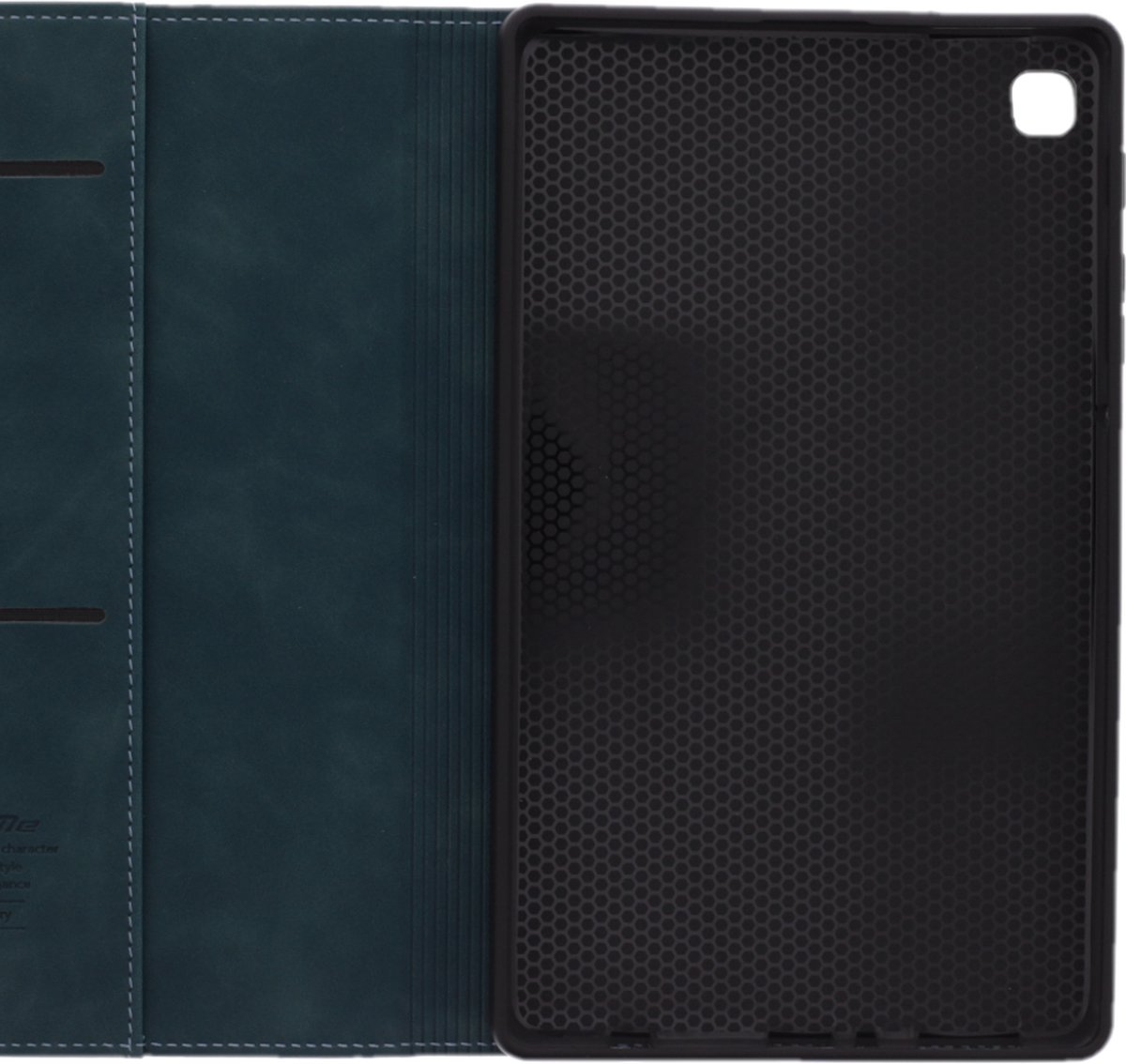 CaseMe tablethoes geschikt voor Samsung Galaxy Tab A7 Lite - Book Case - Groen