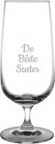 Gegraveerde bierglas op voet 41cl De Bêste Suster