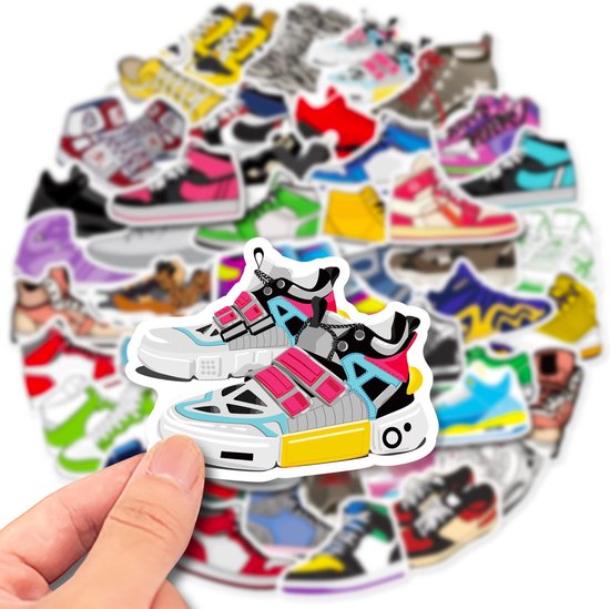 onstabiel Ongewijzigd sarcoom Sneaker Stickers - 50 Stuks - Laptop Stickers - Skate Stickers - Watervaste  Stickers -... | bol.com