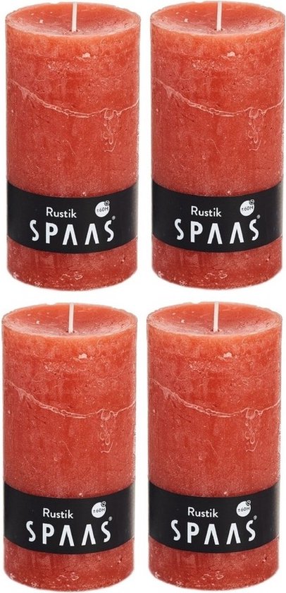 Spaas 0053280.001 Tray Van 9 Cilinderkaarsen 60/150 Mm, ± 45 Uur Geurloos D 60 Mm X H 150 753496532
