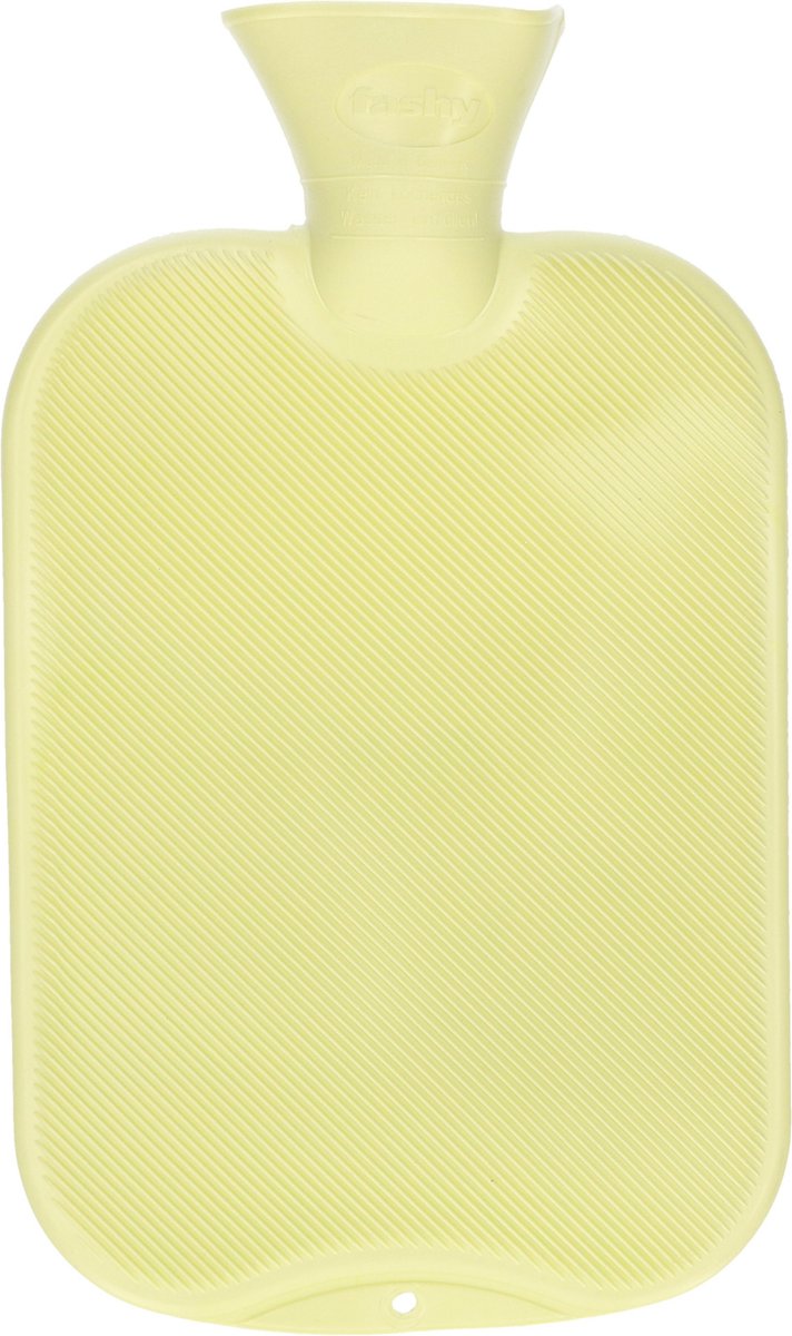 Goedkoopste Kruik geel - 2 liter - warmwaterkruik - bedkruik - heetwaterzak