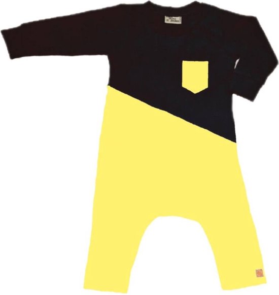 Body noir avec jaune à volants