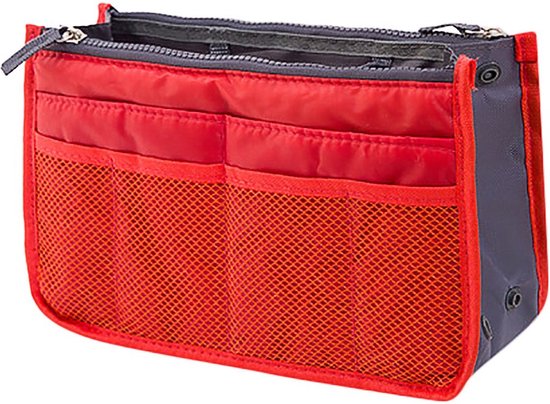 Tas-in-tas organizer | Grijs/Geel