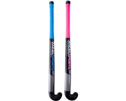 Hockeyset 2 sticks 28" met kunststof bal in draagtas