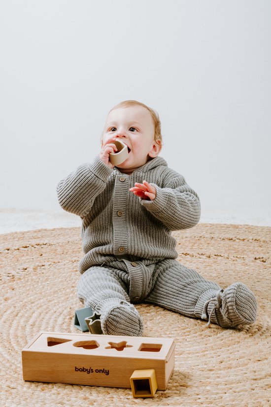 Baby's Only Overall teddy Soul - Grijs - 74 - 100% ecologisch katoen - GOTS