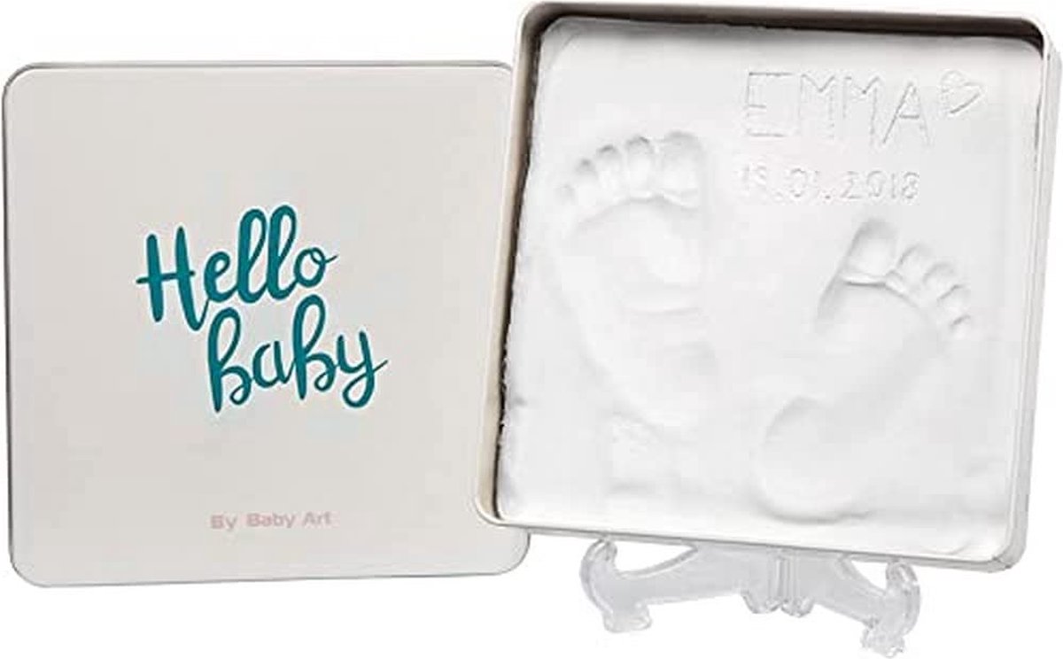 Goedkoopste Baby Fotolijstje met Klei Afdruk Gipsafdruk baby - - Kraamcadeau jongens Kraamcadeau meisjes – Pasgeboren Baby – Geboortecadeau afdrukkenset