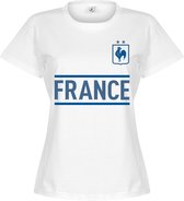 Frankrijk Team T-Shirt - Wit - Dames - XXL - 16