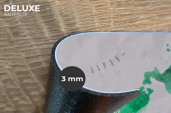 Set de table enfants - Set de table - Napperons plastique - Wereldkaart - Vert - Rose des vents - 45x30 cm - 6 pièces - Résistant à la chaleur - Antidérapant - Coussinet - Amovible