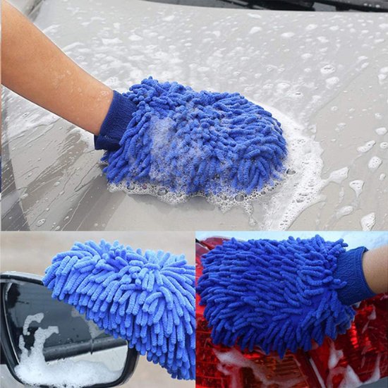 Gant en microfibre pour le nettoyage de la voiture