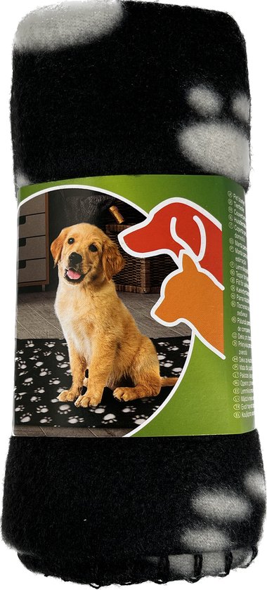 Huisdierdeken - 70x70cm Zwart - Wasbaar - Kattendekens - Hondendekens - Dog Blankets - Cat Blankets - Pet Blanket - Voor kattenmand