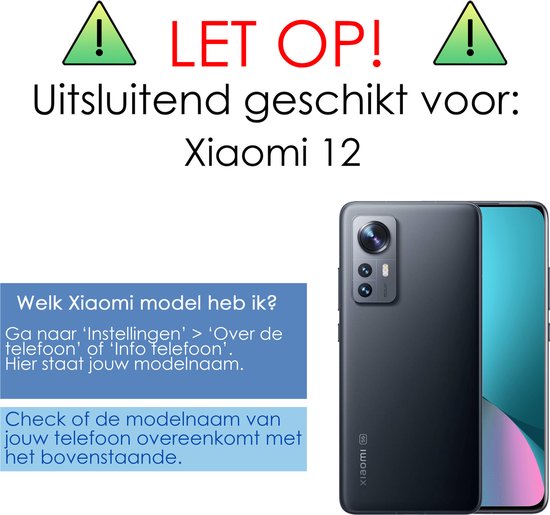 Coque Xiaomi 12 Coque Arrière Coque En Siliconen Avec Protecteur D'écran - Rouge