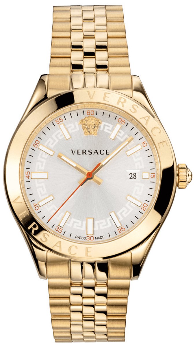 Versace Hellenyium VEVK00720 Horloge - Staal - Goudkleurig - Ø 42 mm