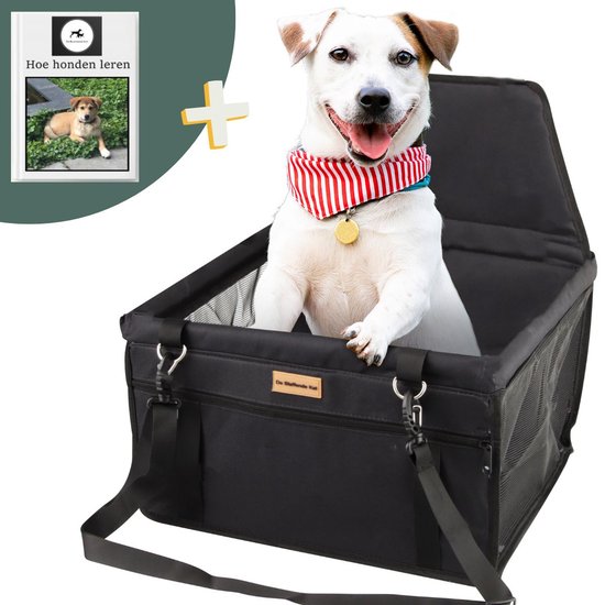 Luxe Autostoel Hond – Opvouwbare Hondenmand Auto – Reisbench Hond – Automand hond -Hondenstoel Zwart