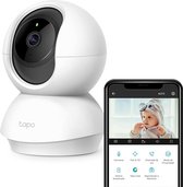 BERKATMARKT - TP-Link Tapo Bewakingscamera wifi (Tapo C200), binnencamera 1080p met nachtzicht, menselijke detectie, AI Audio, bidirectioneel, compatibel met Alexa en Google Assistant, bediening via app