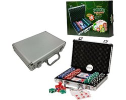 Poker set alu koffer 200 dlg