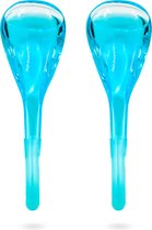 Soft & Silky - Ice globes - Blauw - 2 Pack - Ice roller - Gezichtsmassage - Warm / Koud - Ice roller gezicht - Dermaroller - Face roller - ijs gezicht - Beauty Roller - Ijs roller