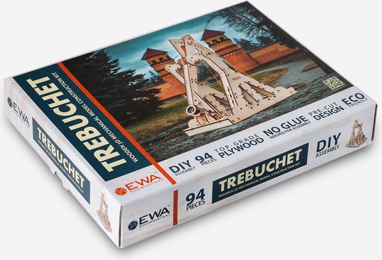 Eco-Wood-Art Trebuchet - Houten Modelbouw