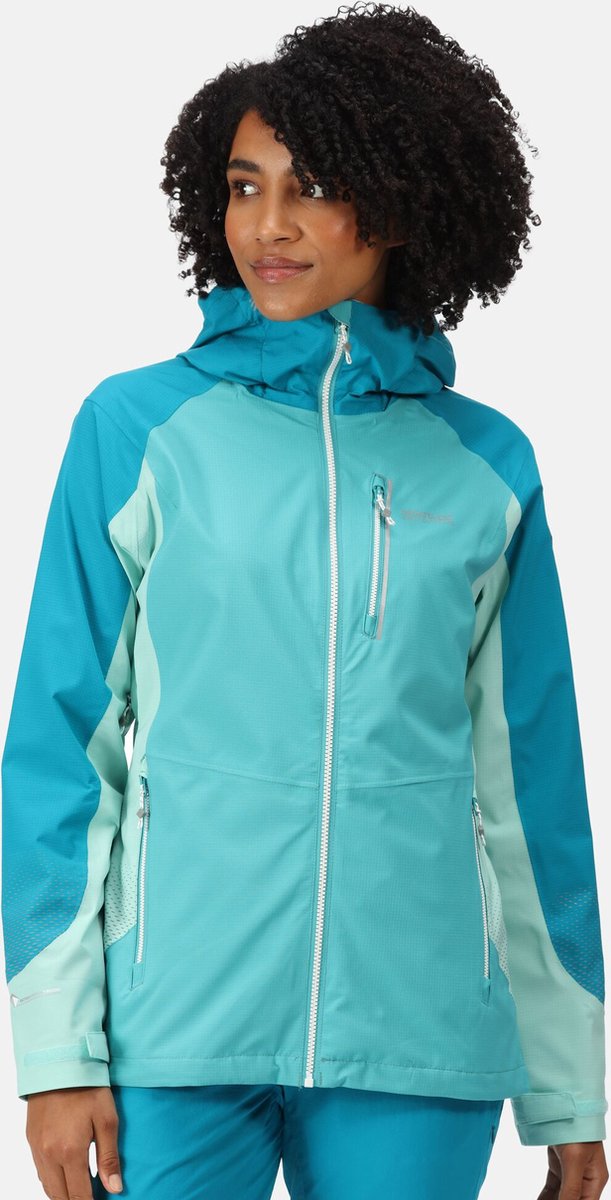 De Regatta Highton Pro wandeljas dames waterdicht ademend Groen