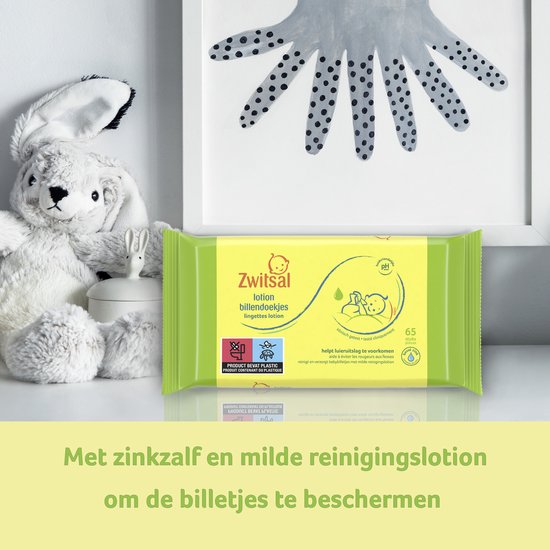 Zwitsal Lotion Billendoekjes Alcoholvrij - 975 doekjes - Voordeelverpakking
