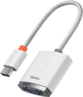 Baseus HDMI naar VGA adapter zonder audio (wit) WKQX010002 Lite Series