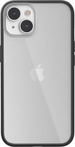 Woodcessories Clear Case Bio - geschikt voor iPhone 14 - gemaakt van bio-materialen - Black-clear