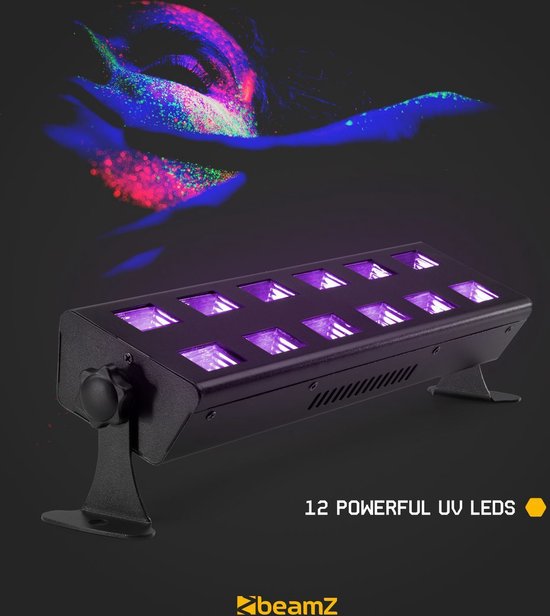 Beamz BUV123 LED UV Bar 12x 3W kopen