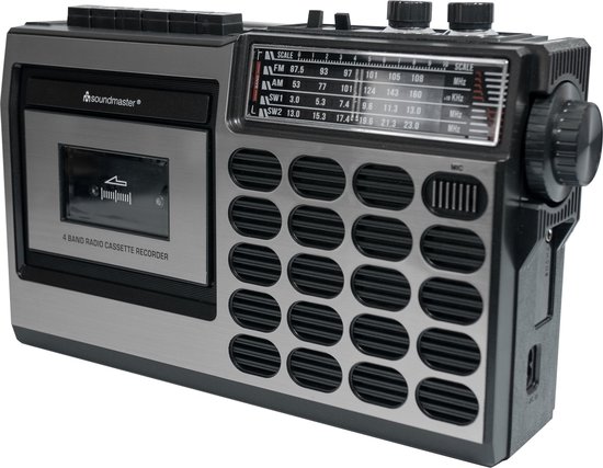 Soundmaster RR18SW - Radio/cassetterecorder met USB - Soundmaster
