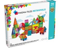 foto van Magna-Tiles Metropolis 110 stuks - Geschikt vanaf 3 jaar - Multi