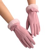 Hidzo Handschoenen - Dames - Roze - Maat S/M - Touchscreen