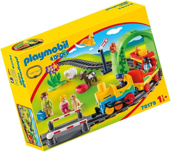 8€13 sur Playmobil 1.2.3. 70179 Train avec passagers et circuit - Playmobil  - Achat & prix