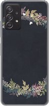 Geschikt voor Samsung Galaxy A33 5G hoesje - Bloemenkrans - Pastel - Zomer - Siliconen Telefoonhoesje