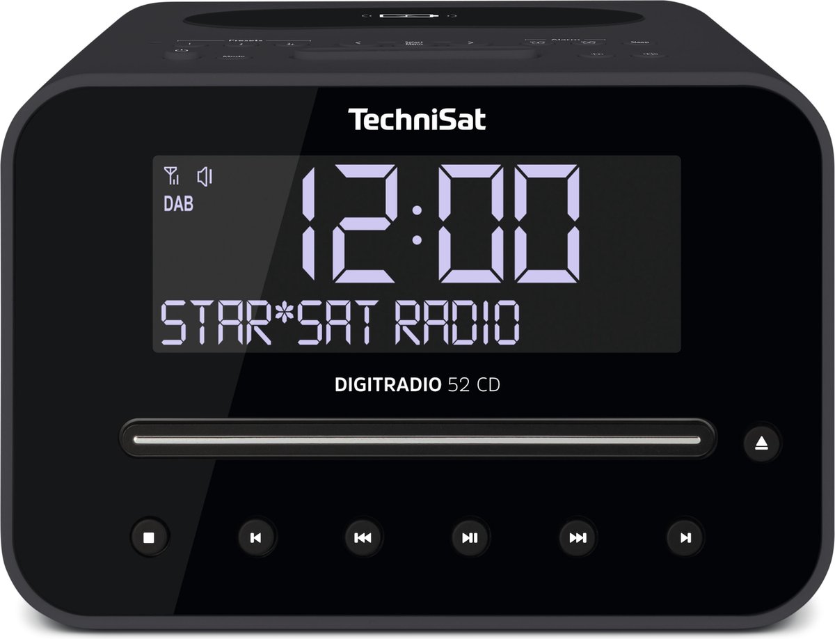 Technisat Digitradio 52cd wekkerradio - antraciet
