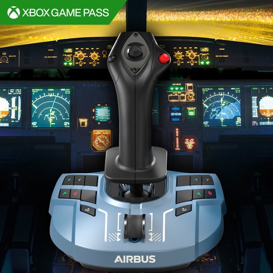 Thrustmaster TCA Sidestick X Airbus Edition - Airbus Replica Sidestick - voor Xbox Series X|S / Xbox One / PC - Voor links- en rechtshandigen - nieuwe ecosysteem-hub - 21 actieknoppen - Thrustmaster