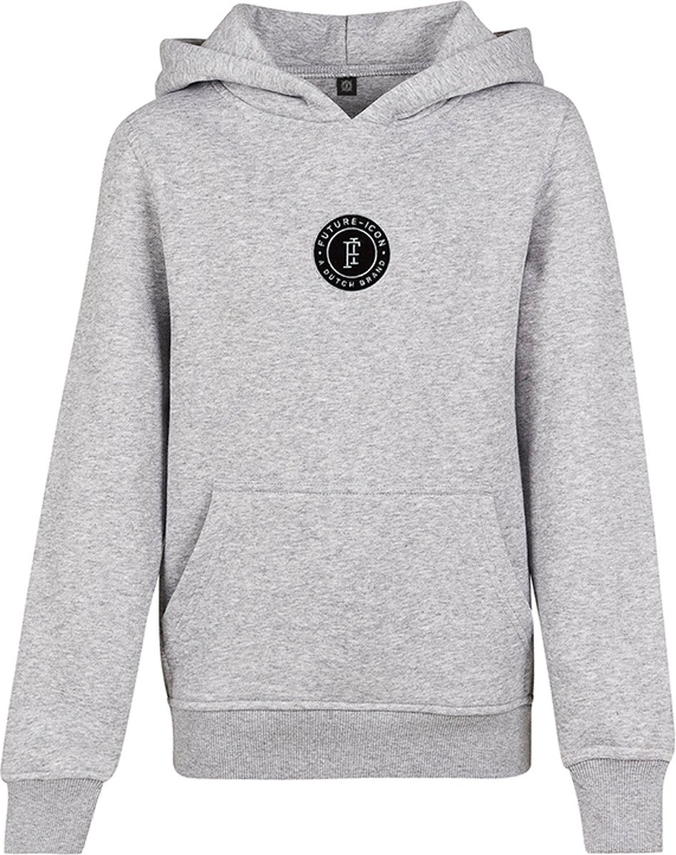 Hoodie Met Badge Junior Grijs