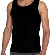 Débardeur / camisole noir pour homme - Fruit of The Loom - coton - t-shirt sans manches / débardeurs / singulet L