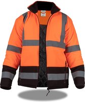 Veste de sécurité doublée Rodopi® Réfléchissante - Oranje/ Zwart - taille S