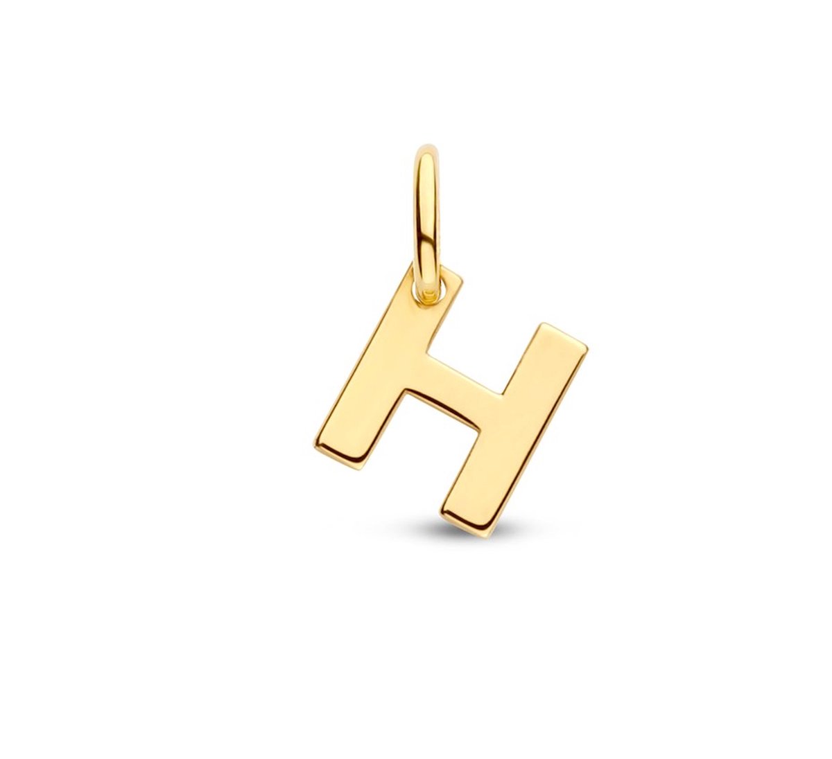 Letter Hanger in massief 14 Karaat Goud