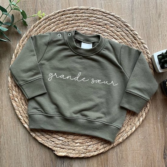 T-shirt "Je Vais être Grande Soeur 2026" - Annonce Drôle De Grossesse Pour Enfant - Cadeau Futur Grand Frère/soeur