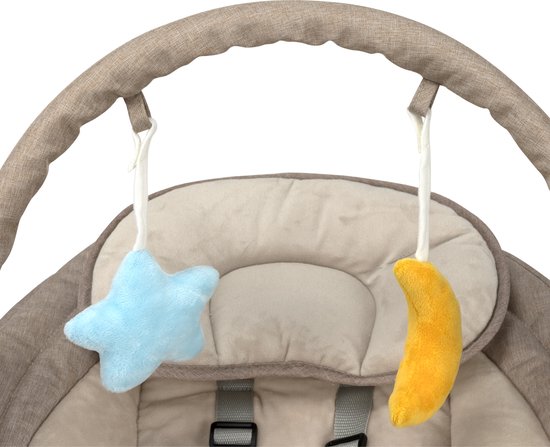 Novi Baby® Nola Swing Wipstoel - Schommelstoel - Beige van Novi Baby® — afbeelding 3