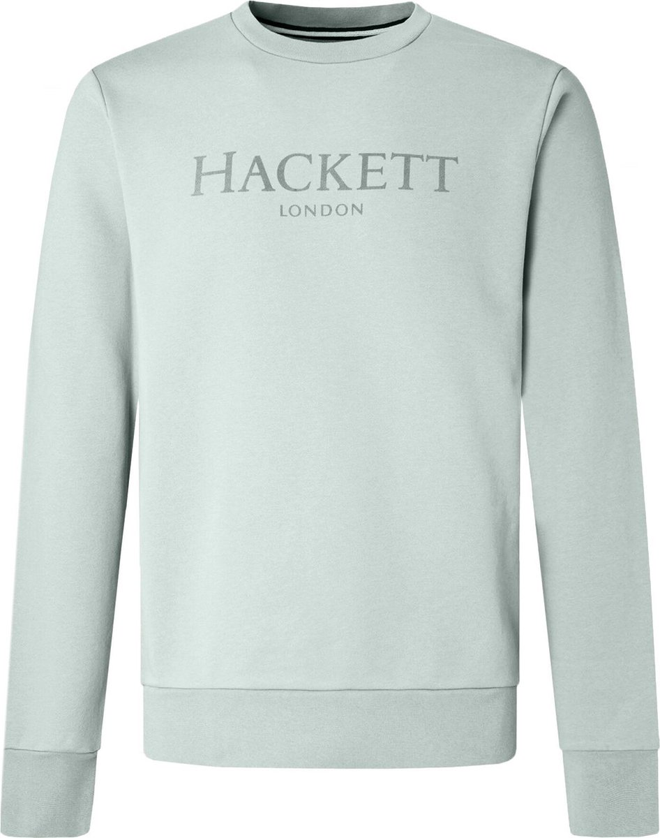 Hackett - Trui Logo Groen - Maat XXL - Slim-fit