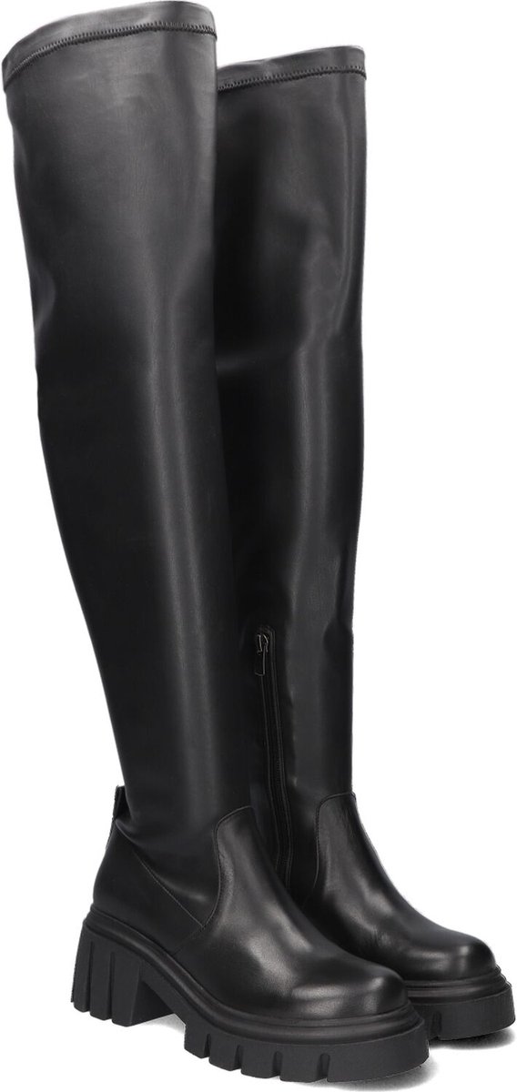 Notre-V 297009 Laarzen - Leatherlook - Dames - Zwart - Maat 41