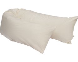 Yumeko hoofdkussen zijslaper wol 35x160 medium - Biologisch & ecologisch