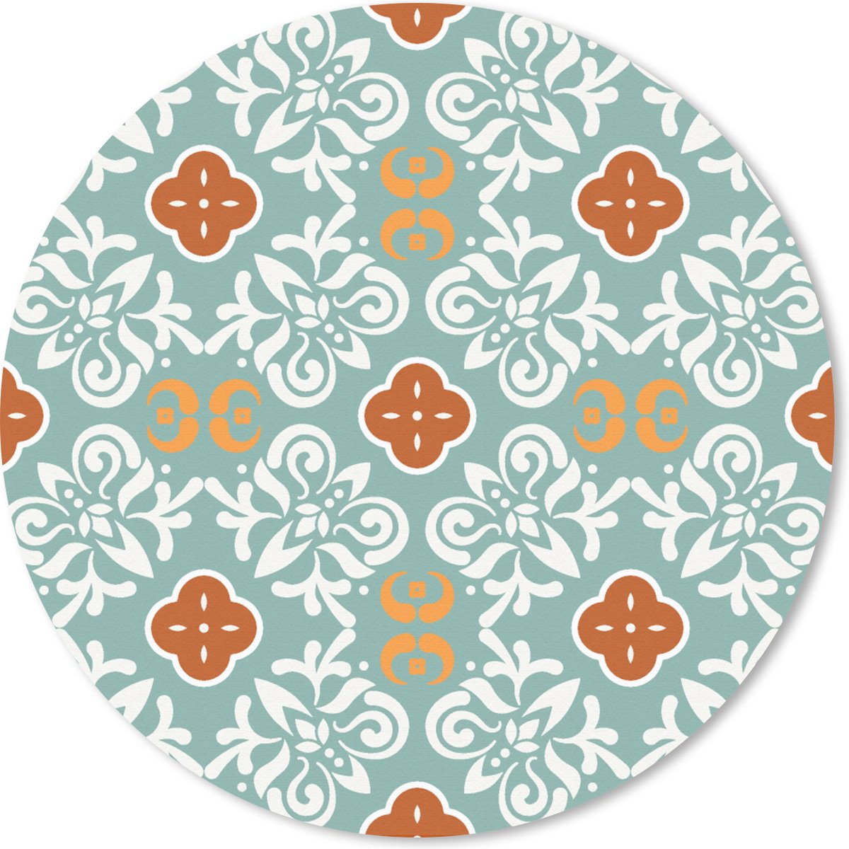Muismat rond 20x20 cm - Mousepad Patronen - Bloemen - Abstract - Ronde muismatten