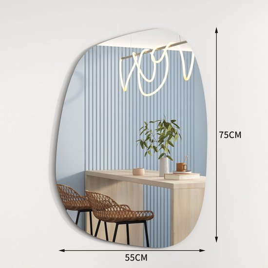 Goud Glas Art deco Asymmetrisch spiegels Hangend kopen Goud Glas Art deco Asymmetrisch spiegels Hangend kopen