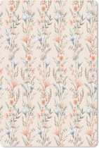 Bureau onderlegger 40x60 cm - Muismat Bloemen - Vintage - Patronen - Bureaulegger xl - Desk mat beschermer - Computer muismatten